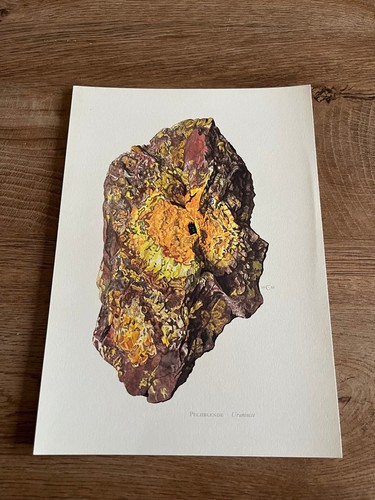 Gravure minéraux n123 - gravure,