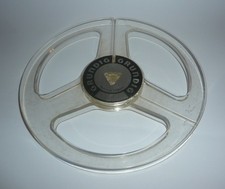 BOBINE VIDE GRUNDIG POUR MAGNÉTOPHONE A BANDE AVEC UNE BOITE PLASTIQUE