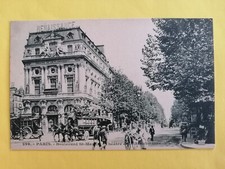 CPA PARIS Boulevard St MARTIN Théâtre OMNIBUS HIPPOMOBILE Charrette à bras 1900