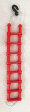 PLAYMOBIL ECHELLE DE CORDE AMOVIBLE ROUGE AVEC CROCHET...