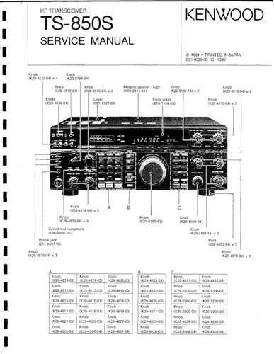 Manuel service pour kenwood - manuel,