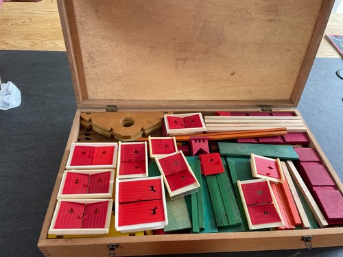 Ancien coffret chalet suisse - ancien,