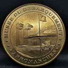 JETON TOURISTIQUE MDP 2003 ARROMANCHES MUSEE DU DEBARQUEMENT D DAY WW2 / MEDAILL