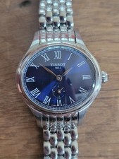 Tissot 1853 T-Lady Montre Bracelet Femme Quartz Blue Dial Fonctionne P2602