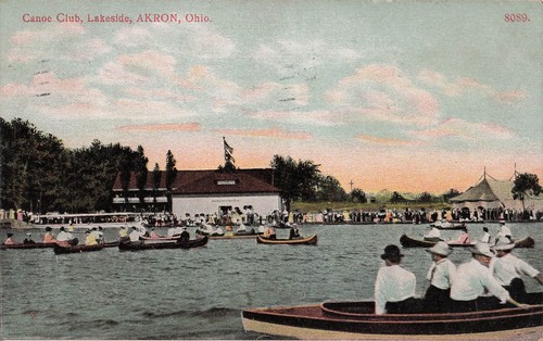 Postcard canoe club - canoe,
