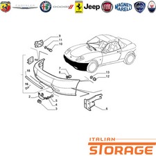 Fiat Barchetta Étrier Pare-Chocs avant Droite Neuf Original 46731101