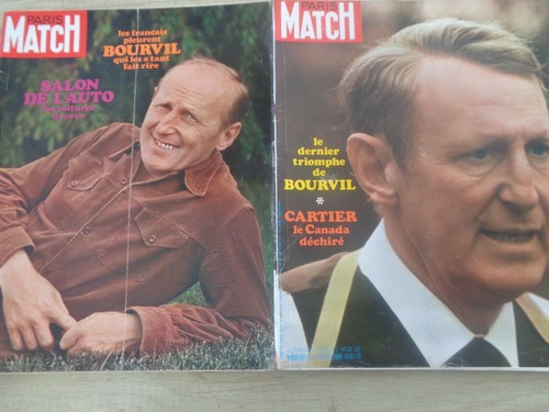 Paris match bourvil - match,