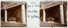 Paris.Foire de 1930.Stand "Lilor" Chauffage.Photo,Vue stereo sur verre 45x107mm.