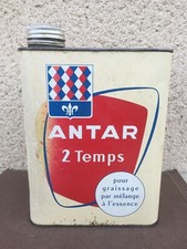 Ancien bidon d'huile / Antar 2 Temps / Automobilia / Collection / Garage