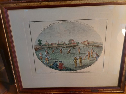 Gravure ancienne cricket - ancienne,