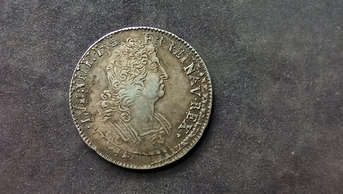 Ecu argent louis xiv - argent,