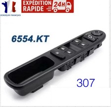 Commande bouton de leve vitre Pour Peugeot 307 2001-2008 avant gauche,6554KT.