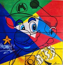 Tableau Pop art sur bois