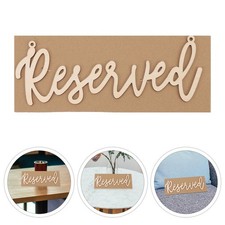 2pcs Chair Reserved Hanging