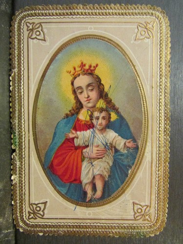 Ancienne image religieuse - image,