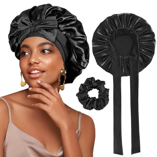 1pcs bonnet satin nuit - bonnet,