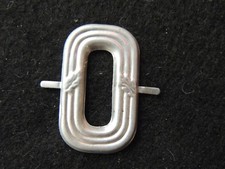 Ancienne Lettre 0 Aluminium lettrage industrie imprimerie initial métal pochoir