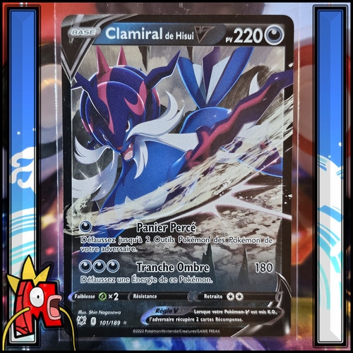 Carte pokémon clamiral - carte,