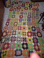 PLAID COUVERTURE 70,s Kitch