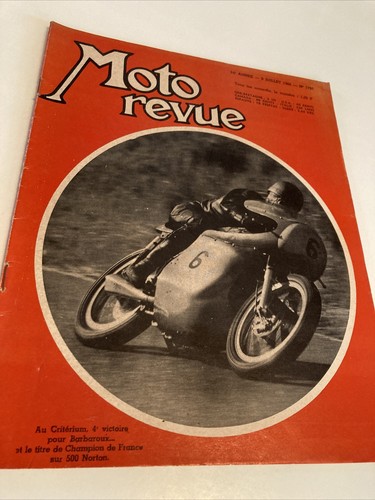 Magazine moto revue - revue, n°