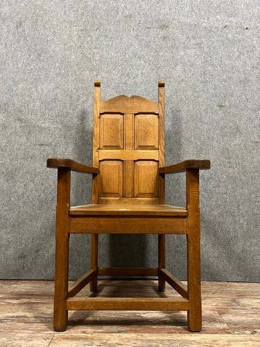 Grand fauteuil trône style