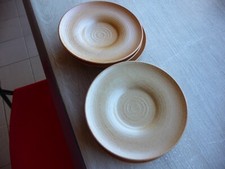 Lot de 6 soucoupes GRES