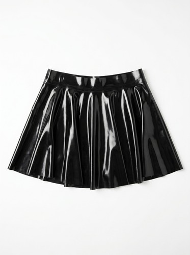 New mini jupe noire - new, latex