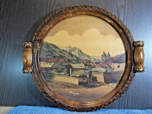 Plateau service ancien - plateau, de