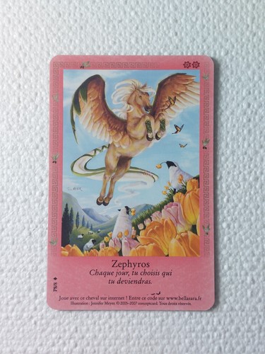 Carte cheval chevaux bella - carte,