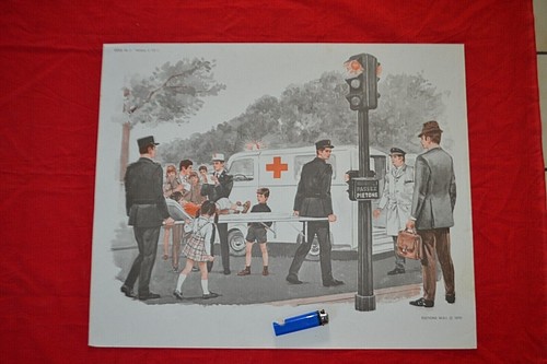 Ancienne affiche scolaire mdi - ancienne,