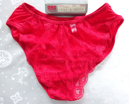 Culotte satin dentelle vintage