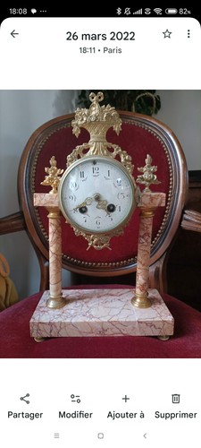 Pendule portique ancienne - ,