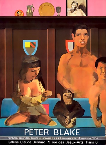 Peter blake affiche originale - peter, blake,