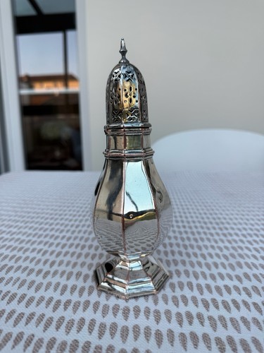 Joli sucrier ancien - , plaqué