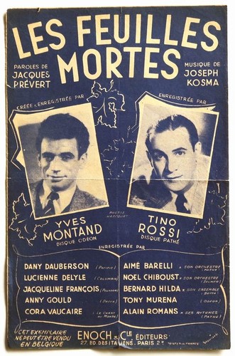 Partition vintage sheet music