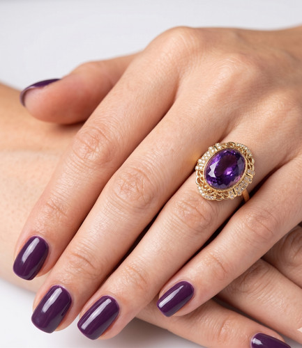 Bague réglable cluster - réglable, en