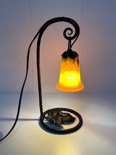 Lampe art déco monture fer - art,