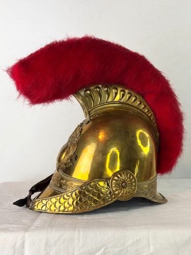 Casque pompier époque - casque,