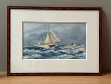 ORIGINAL aquarelle Hervé Richard 1996 authentique et signé