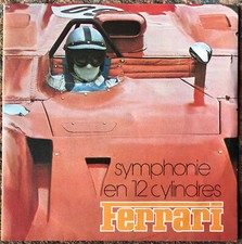FERRARI 312P  "Symphonie 12 Cylindres" 1978 7" Record  Mas du Clos  AS NEW ! CMC