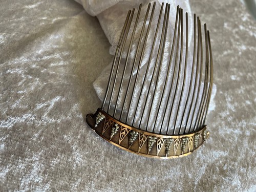Ancien peigne tiare - tiare, argent