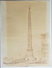 PIRANESI Giovanni Battista. "Obelisco Egizio". 1759.