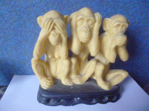 Singes sagesse sur - singes, de