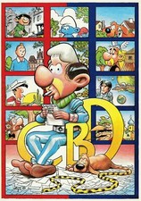 VEYRI RARE CP "Héros de BD"