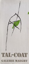 Pierre TAL-COAT - Art lithographic Poster Affiche original exhibition Paris 1972