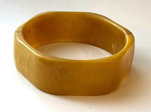 Bracelet vintage ocre superbe - ocre,