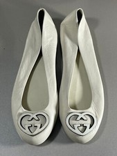 Gucci Ballerines Femme En Cuir Très Bon État 