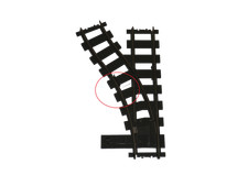 Lego® train rails 9V chemin