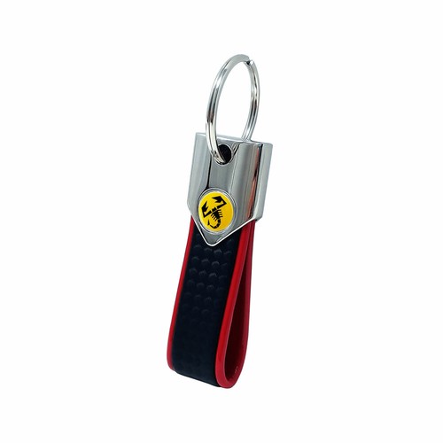 Porte clés abarth carbone - porte-clés,