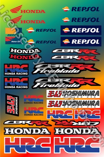 Cbr 600rr autocollants - 600rr,